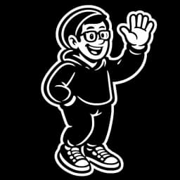 personagem 1 em desenho segurando lampada e notebook