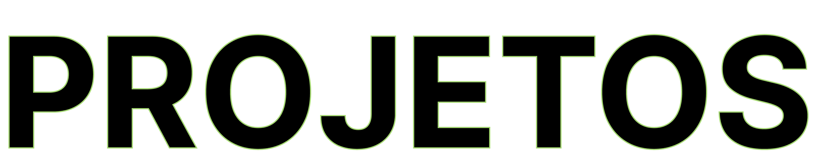 titulo escrito projetos